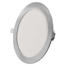 LED vestavné svítidlo NEXXO, kruhové, stříbrné, 18W, se změnou CCT