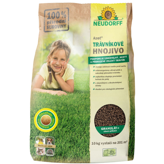 Hnojivo Azet Neudorff -  pro trávník s mykorhizou 10 kg