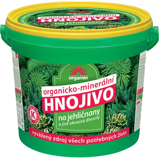 Hnojivo na jehličnany a okrasné dřeviny - 5 kg kbelík