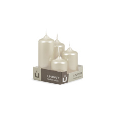 Svíčka adventní - METAL M115 Cylinder Cascada - 4 ks mocca Svíčka adventní - METAL M115 Cylinder Cascada - 4 ks mocca