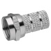 Konektor F vidlice pro koax CB500 - 10ks