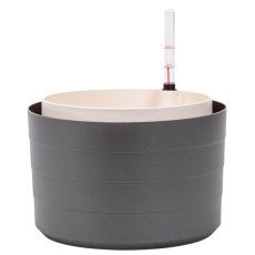 Žardina samozavlažovací Berberis bez závěsu - antracit + sl. kost 30 cm Žardina samozavlažovací Berberis bez závěsu - antracit + sl. kost 30 cm