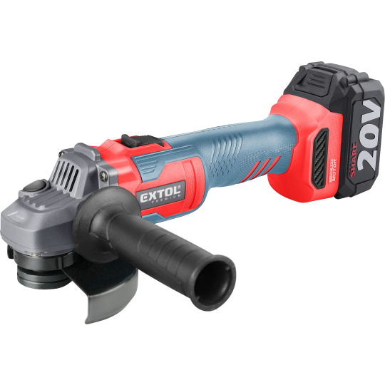 bruska úhlová aku SHARE20V, 125mm, BRUSHLESS, 4Ah bruska úhlová aku SHARE20V, 125mm, BRUSHLESS, 4Ah