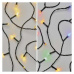 LED vánoční řetěz 2v1, 10 m, venkovní i vnitřní, teplá bílá/multicolor, programy