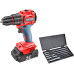 vrtací šroubovák aku s příklepem SHARE20V, BRUSHLESS, 2Ah (2×)