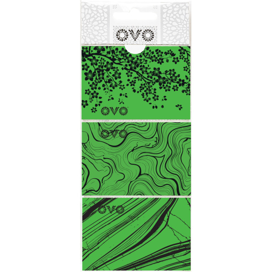 OVO - smršťovací košilky zelené