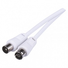 Anténní koaxiální kabel stíněný 7,5m - rovné vidlice Anténní koaxiální kabel stíněný 7,5m - rovné vidlice