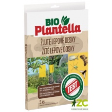 Desky Bio Plantella žluté - univerzální 5 ks