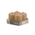Svíčka adventní -  MAT N95 Cylinder 60x90 mm - 4 ks krémová