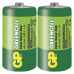 Zinková baterie GP Greencell C (R14) - 2ks