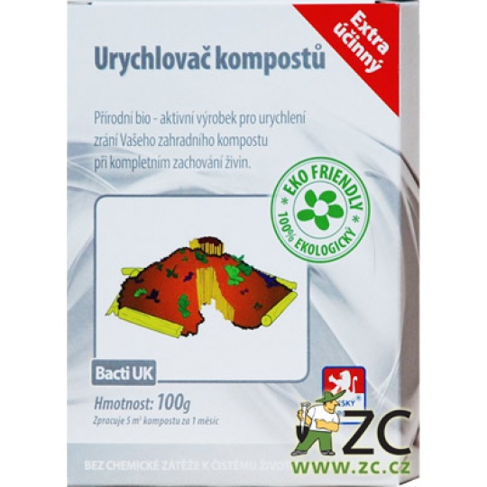 Enzym urychlovač kompostů Bacti UK - 100 g