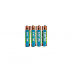 baterie alkalické, 4ks, 1,5V AAA (LR03)
