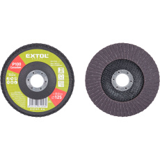 kotouč lamelový šikmý korundový, O125mm, P100 kotouč lamelový šikmý korundový, O125mm, P100