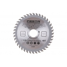 Kotouč pilový FESTA SK 115/2. 8/22. 2mm 40T Kotouč pilový FESTA SK 115/2. 8/22. 2mm 40T