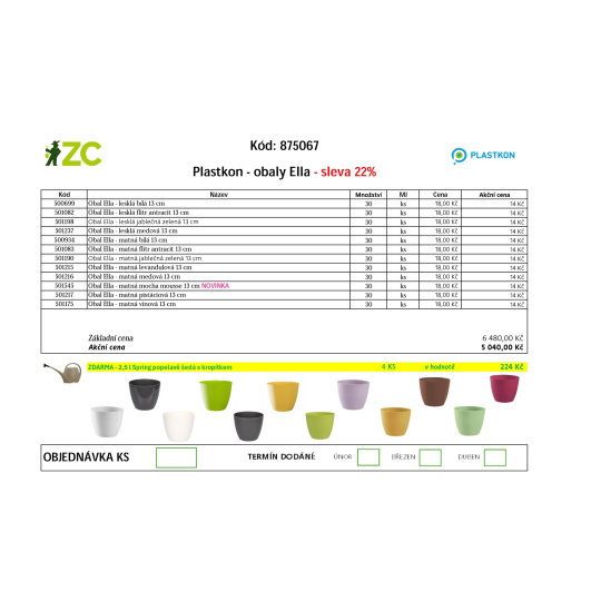 KD Displej - Plastkon - Ella mix