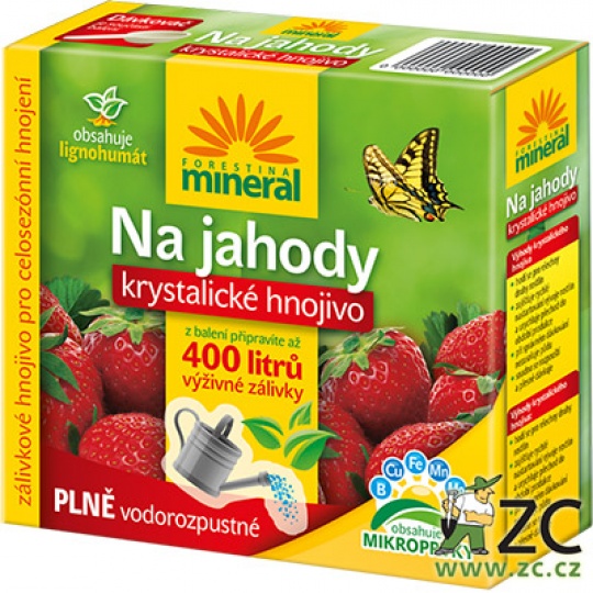 Krystalické hnojivo s lignohumátem - Na jahody a drobné ovoce 400 g