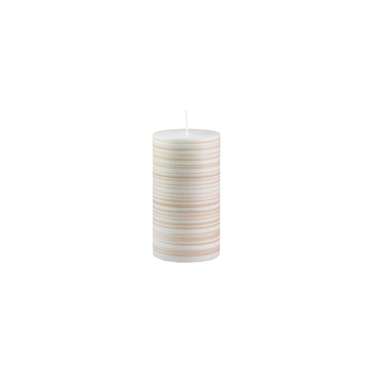 Svíčka Infinity Pillar 60x110 mm - hnědá