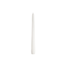 Svíčka Basic Tapers 22x250 mm - bílá Svíčka Basic Tapers 22x250 mm - bílá