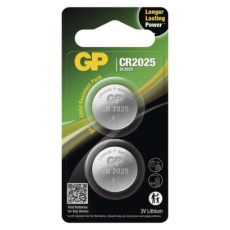 Lithiová knoflíková baterie GP CR2025 - 2ks
