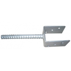 Patka sloupku U 121x60x100x200mm, tl. 4mm ZN Patka sloupku U 121x60x100x200mm, tl. 4mm ZN