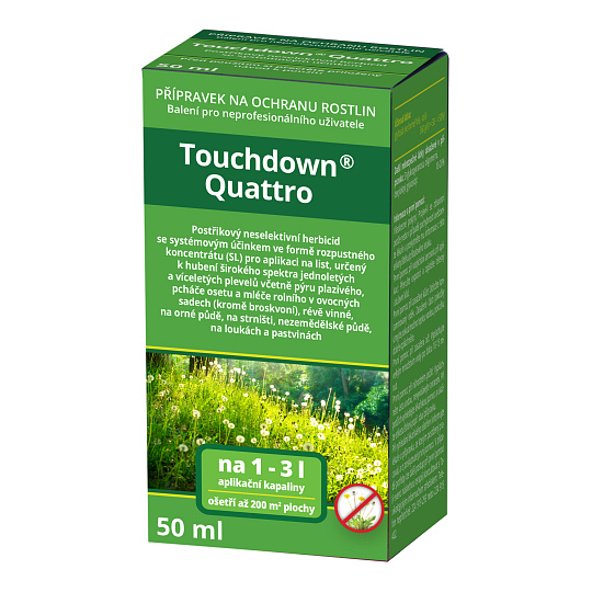 Touchdown quattro - 50 ml (08.2026) DOPRODEJ