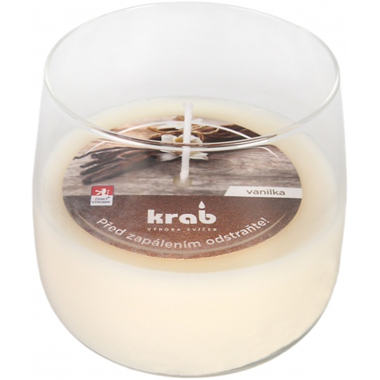 Svíčka sklo - aroma vanilka 125 g