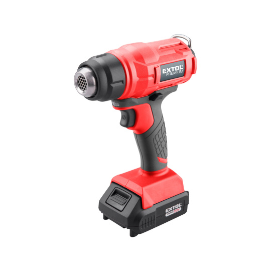 pistole horkovzdušná aku SHARE20V, 550°C, 20V Li-ion, 2Ah