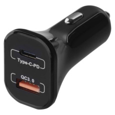 Univerzální USB adaptér PD do auta 1,5–3,0A (30W) max. Univerzální USB adaptér PD do auta 1,5–3,0A (30W) max.