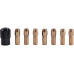 kleštiny, sada 8ks, ⌀1-1,6-2-2,3-3-2x3,2mm, hlavice M8×0,75