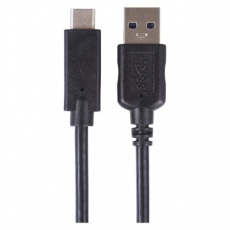 USB kabel 3.0 A/M - USB 3.1 C/M 1m černý, Quick charge USB kabel 3.0 A/M - USB 3.1 C/M 1m černý, Quick charge