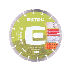 kotouč diamantový řezný segmentový - suché řezání, O 230x22,2x2,6mm