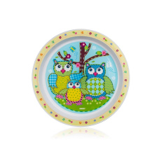 BANQUET Talíř plastový mělký OWLS 21 cm BANQUET Talíř plastový mělký OWLS 21 cm