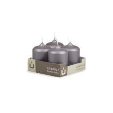 Svíčka adventní - METAL M39 Cylinder 50x70 mm - 4 ks fialová Svíčka adventní - METAL M39 Cylinder 50x70 mm - 4 ks fialová
