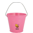 Kyblík dětský kovový růžový Stocker