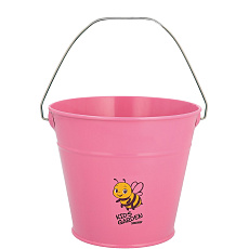 Kyblík dětský kovový růžový Stocker