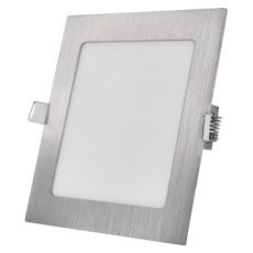LED vestavné svítidlo NEXXO, čtvercové, stříbrné, 12,5W, se změnou CCT LED vestavné svítidlo NEXXO, čtvercové, stříbrné, 12,5W, se změnou CCT