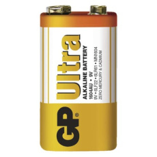 Alkalická baterie GP Ultra 9V (6LF22)