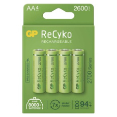 Nabíjecí baterie GP ReCyko 2700 AA (HR6) - 4ks Nabíjecí baterie GP ReCyko 2700 AA (HR6) - 4ks
