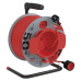 Prodlužovací kabel na bubnu 50 m / 1 zásuvka / červený / PVC / 230 V / 1,5 mm2