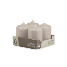 Svíčka adventní - MAT N191 Cylinder 60x90 mm - 4 ks mocca Svíčka adventní - MAT N191 Cylinder 60x90 mm - 4 ks mocca