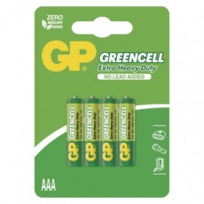 Zinková baterie GP Greencell AAA (R03) - 4ks Zinková baterie GP Greencell AAA (R03) - 4ks