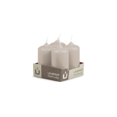 Svíčka adventní - MAT N191 Cylinder 40x80 mm - 4 ks mocca Svíčka adventní - MAT N191 Cylinder 40x80 mm - 4 ks mocca
