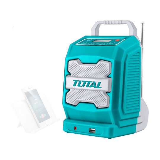 rádio AKU, 20V Li-ion, 2000mAh, bez baterie a nabíječky, industrial