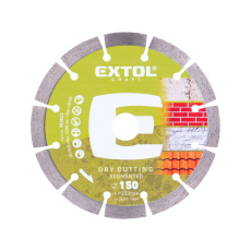 kotouč diamantový řezný segmentový - suché řezání, O 150x22,2x2mm