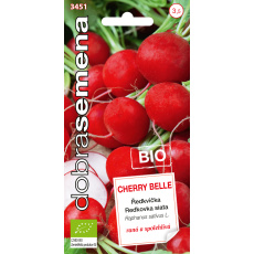 Dobrá semena BIO Ředkvička červ. - Cherry Belle raná 2,5g Dobrá semena BIO Ředkvička červ. - Cherry Belle raná 2,5g