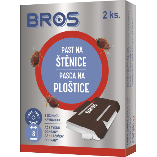 Bros - lepová past na štěnice 2 ks