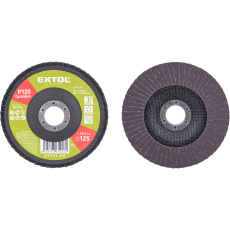 kotouč lamelový šikmý korundový, O125mm, P120 kotouč lamelový šikmý korundový, O125mm, P120