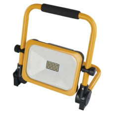 LED reflektor ACCO nabíjecí přenosný, 20W, žlutý, studená bílá LED reflektor ACCO nabíjecí přenosný, 20W, žlutý, studená bílá