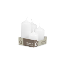 Svíčka adventní - MAT N01 Cylinder Cascada - 4 ks bílá Svíčka adventní - MAT N01 Cylinder Cascada - 4 ks bílá