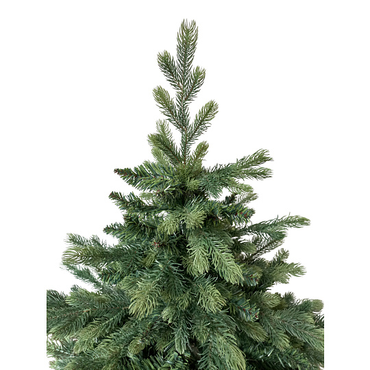 Strom vánoční umělý - Jedle s kov. stoj 210 cm 929 větví PE+PVC (cena bez slev)